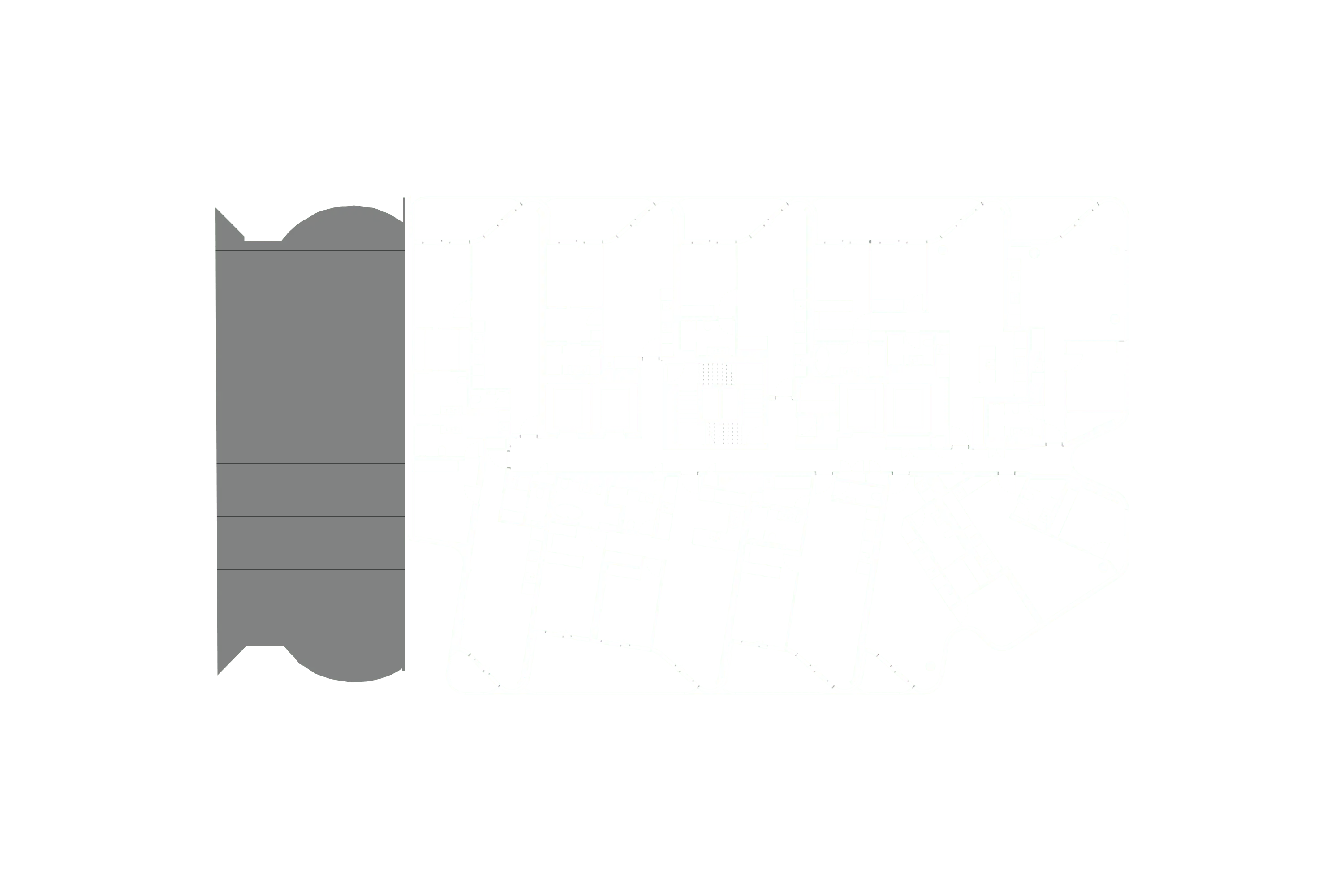 Level 8-9 plan drawing of Opera Residence designed by Tzannes