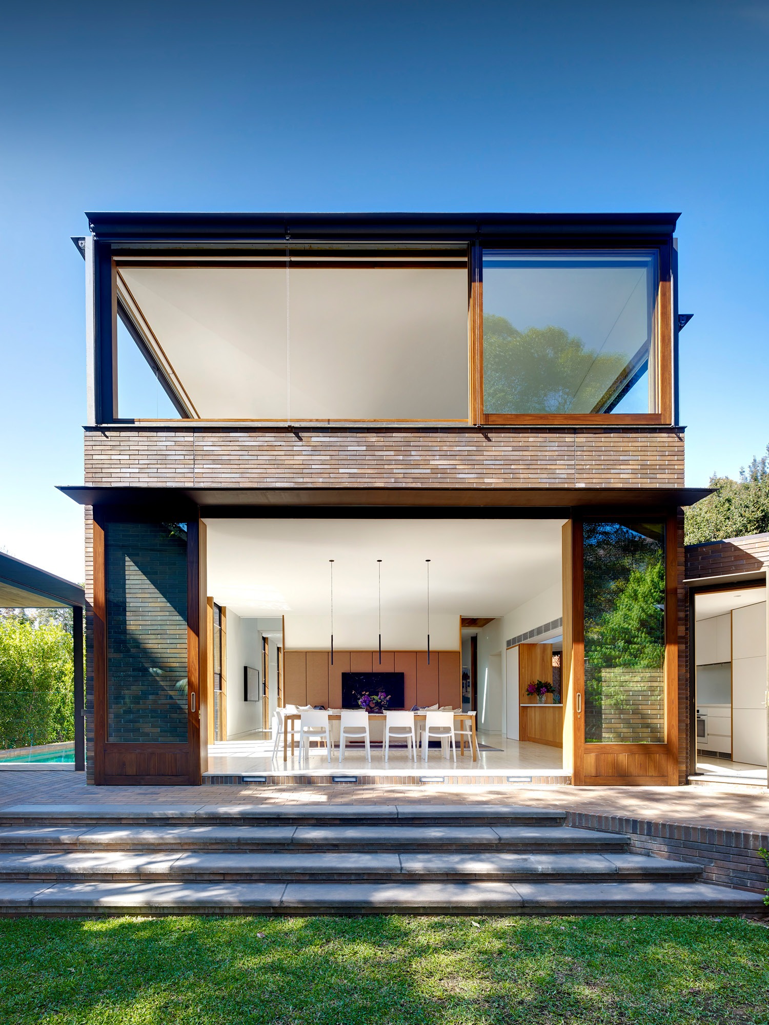 Photograph of the family wing in the Garden House designed by Tzannes