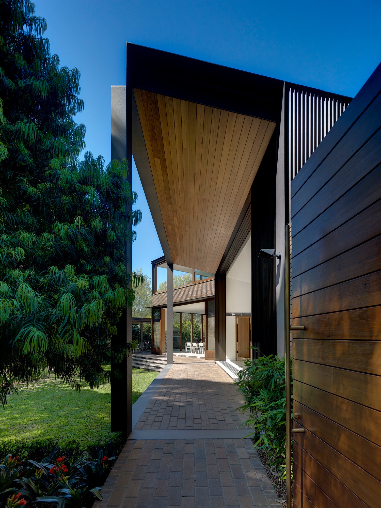 Photograph of the verandah in the Garden House designed by Tzannes