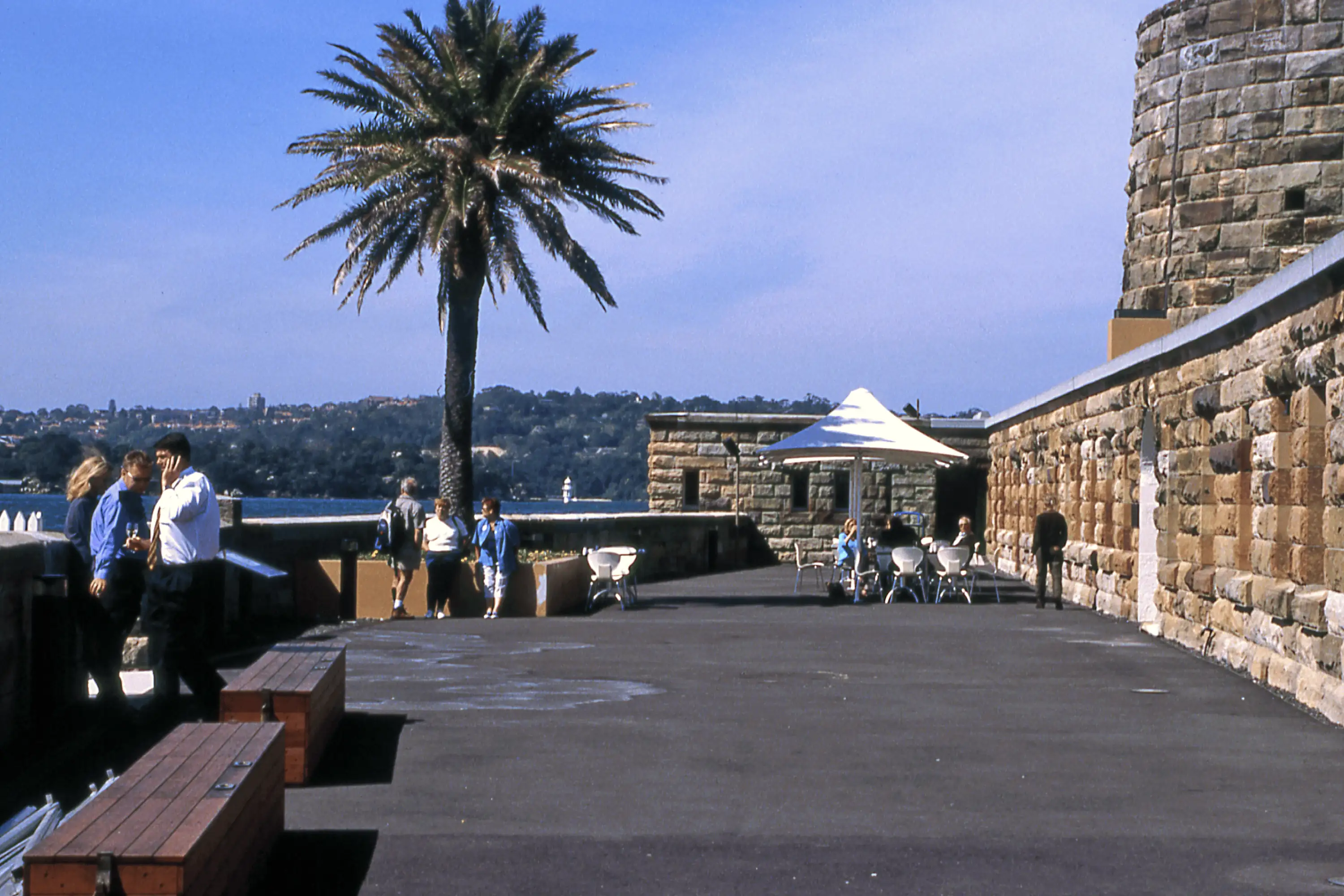 Photograph of the award-wining Fort Denison designed by Tzannes